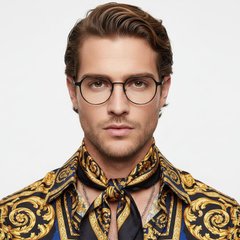 Geometric Black Metal Glasses #BS1025-0318
