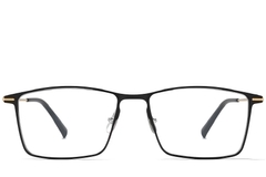 BS1025-0322_Golden_Rectangular_Metal_Glasses_front