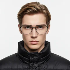 bs1025-0331_black_aviator_metal_glasses_model