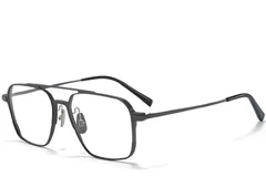 Lunettes aviateur en métal gris #BS1025-0342