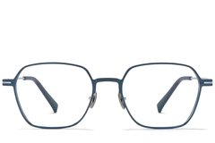 BS1025-0343_Blue_Geometric_Metal_Glasses_front