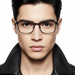 bs1025-0347_copper_rectangular_metal_glasses_model