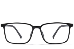 BS1025-0349_Black_Rectangular_TR90_Glasses_front