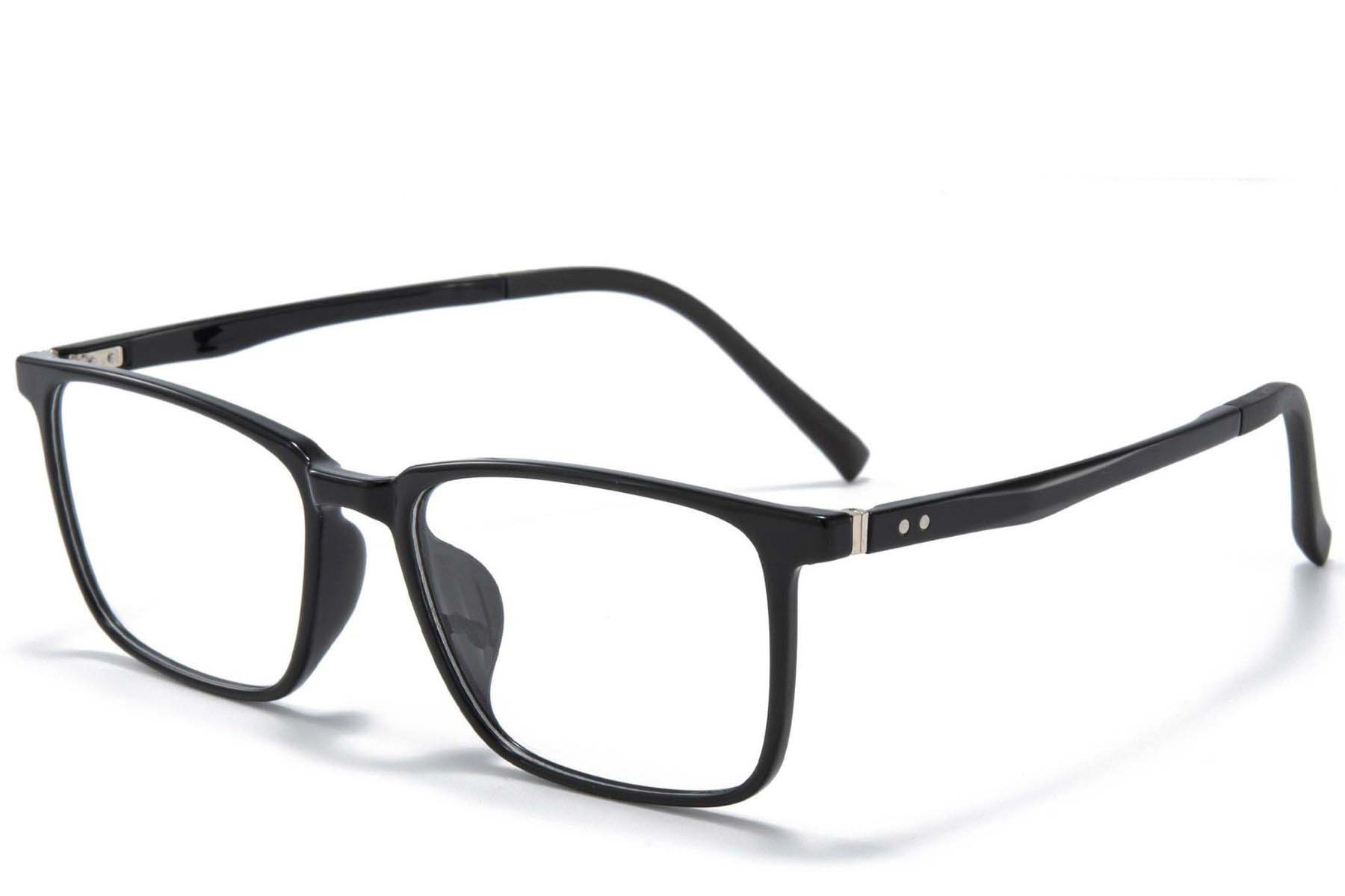 Lunettes rectangulaires noires TR90 #BS1025-0351