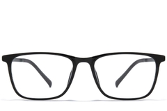 BS1025-0353_Black_Rectangular_TR90_Glasses_front
