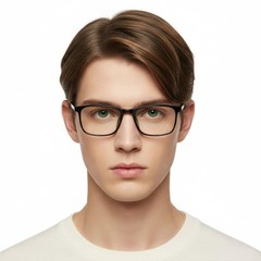Gafas rectangulares negras TR90 #BS1025-0355