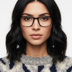 Rectangular Black TR90 Glasses #BS1025-0355