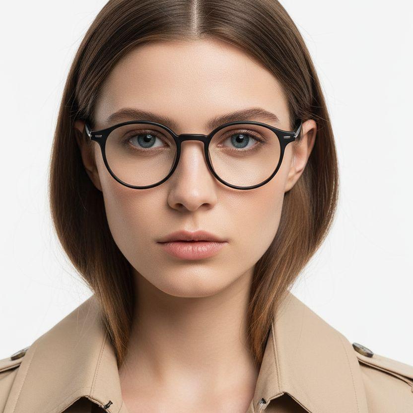 BS1025-0390_Black_Oval_Ultem_Glasses_model