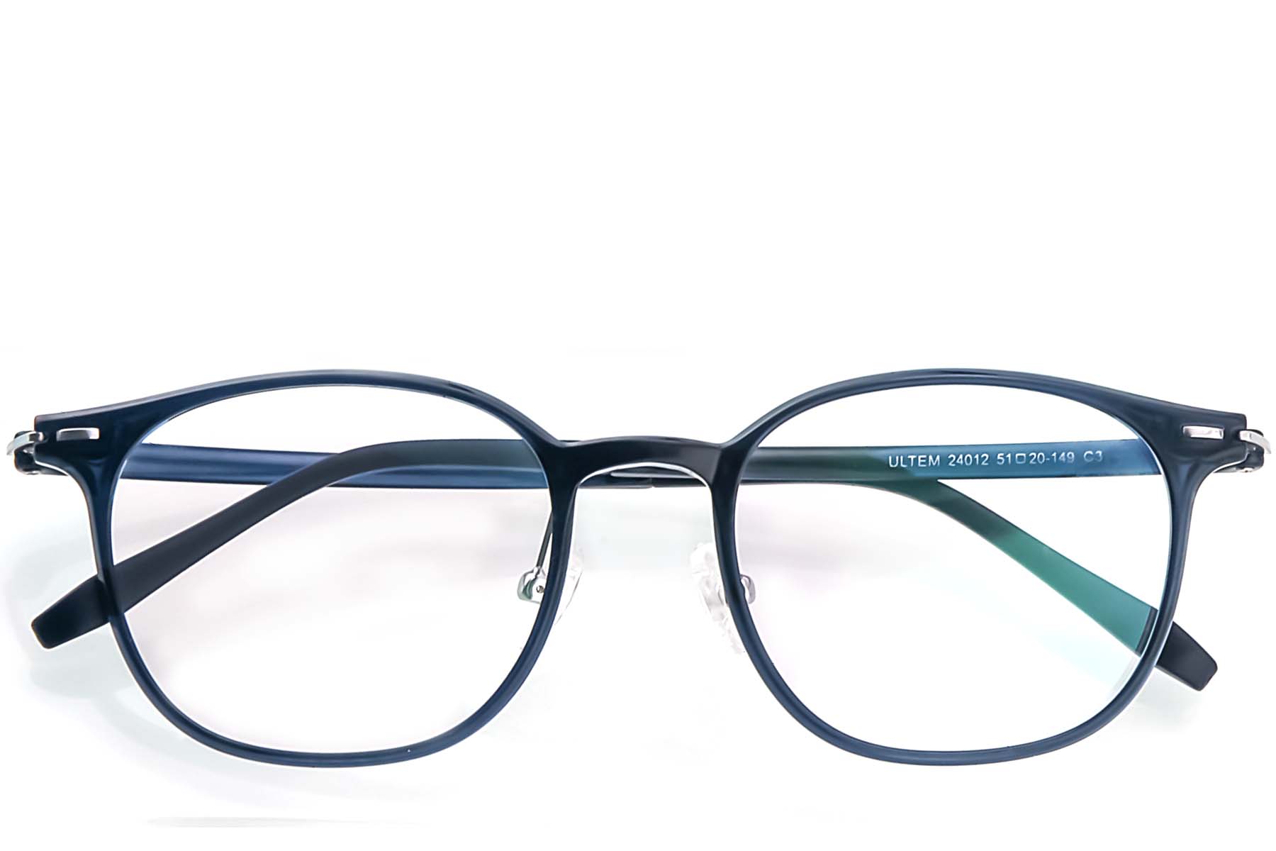 BS1025-0397_Blue_Oval_Ultem_Glasses_front