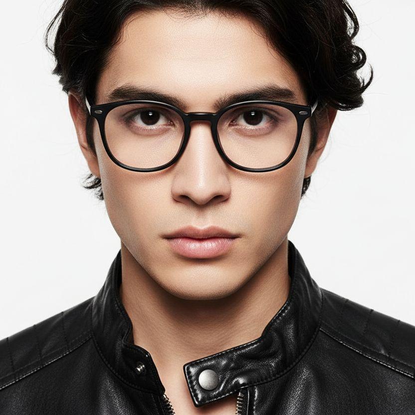 bs1025-0402_black_rectangular_ultem_glasses_model