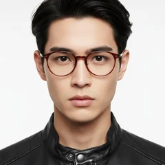 bs1025-0412_red_oval_ultem_glasses_model