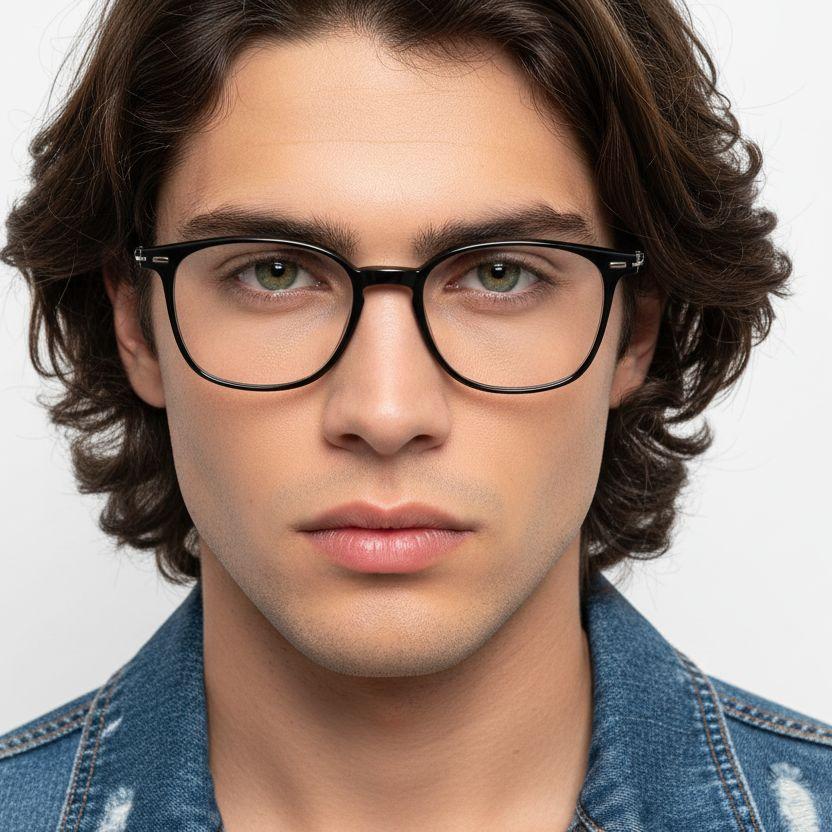 bs1025-0420_black_rectangular_ultem_glasses_model