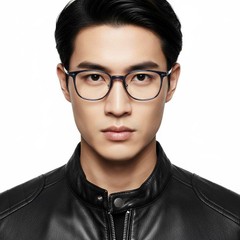 bs1025-0422_blue_rectangular_ultem_glasses_model