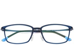 BS1025-0438_Blue_Rectangular_Ultem_Glasses_front