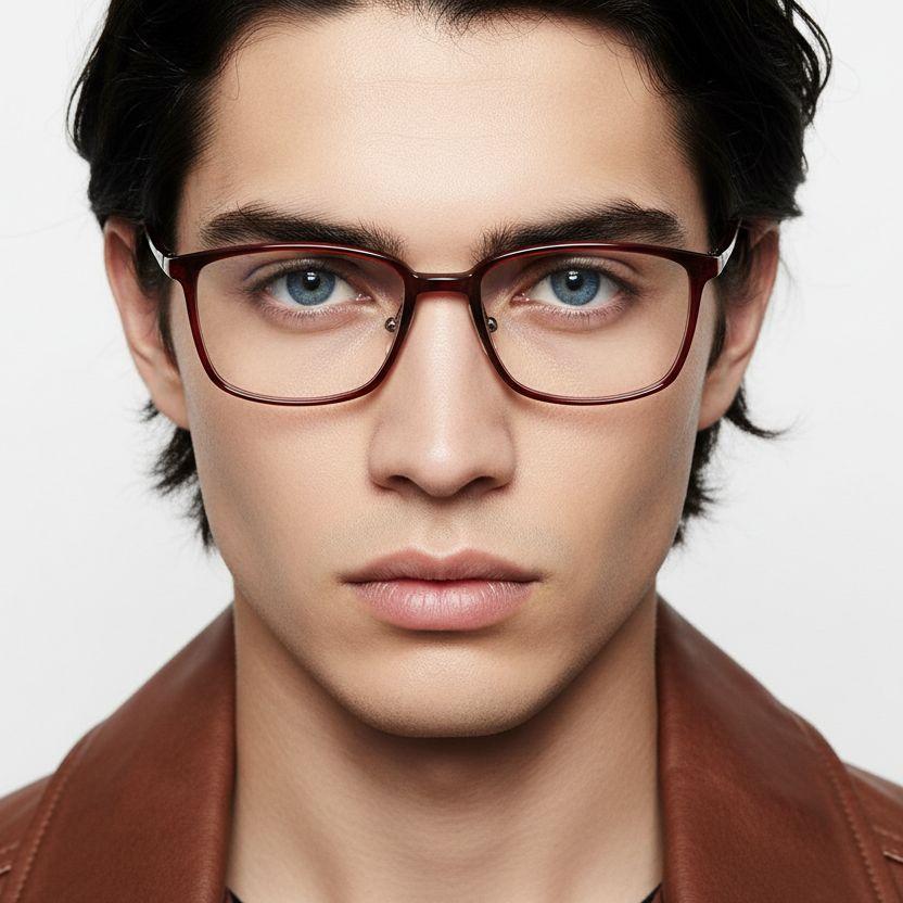 bs1025-0439_red_rectangular_ultem_glasses_model
