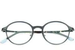 BS1025-0442_Green_Round_Ultem_Glasses_front