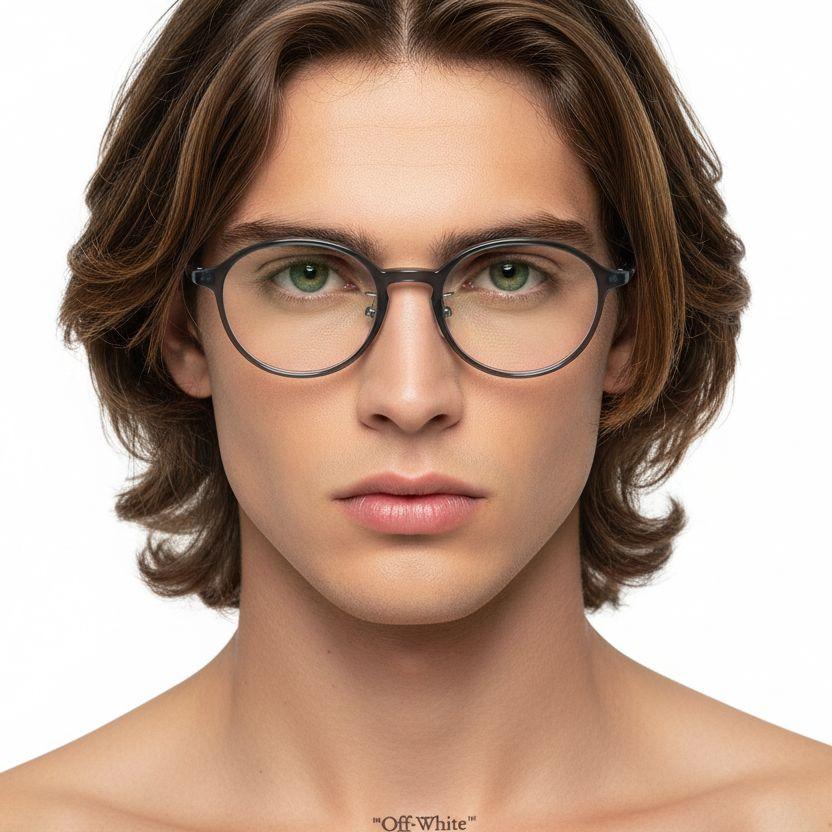 Round Green Ultem Glasses #BS1025-0442