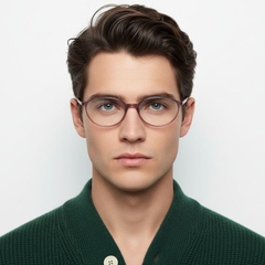 Lunettes ovales violettes Ultem #BS1025-0450