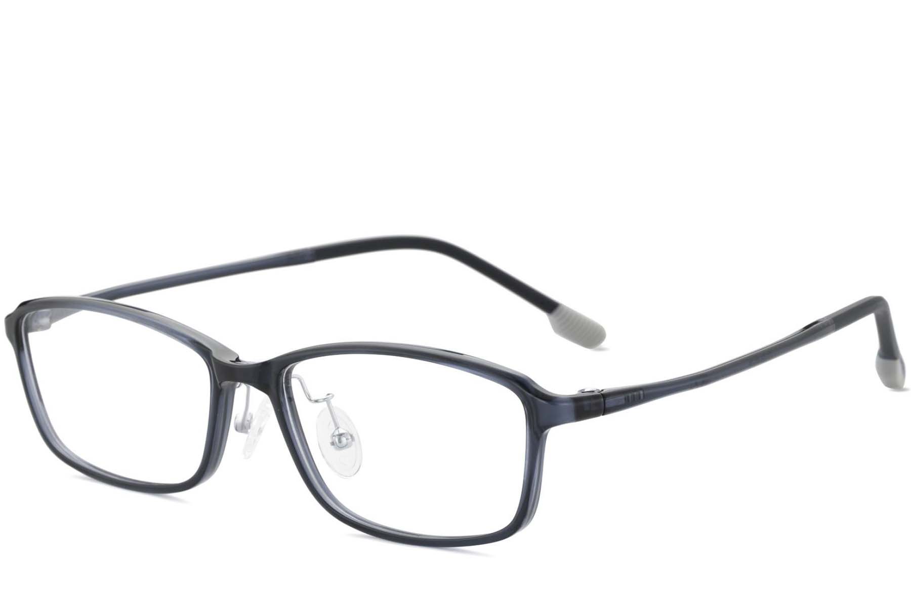 Rectangular Grey Ultem Glasses #BS1025-0458