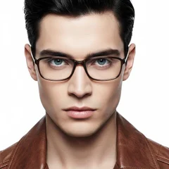 bs1025-0460_brown_rectangular_ultem_glasses_model