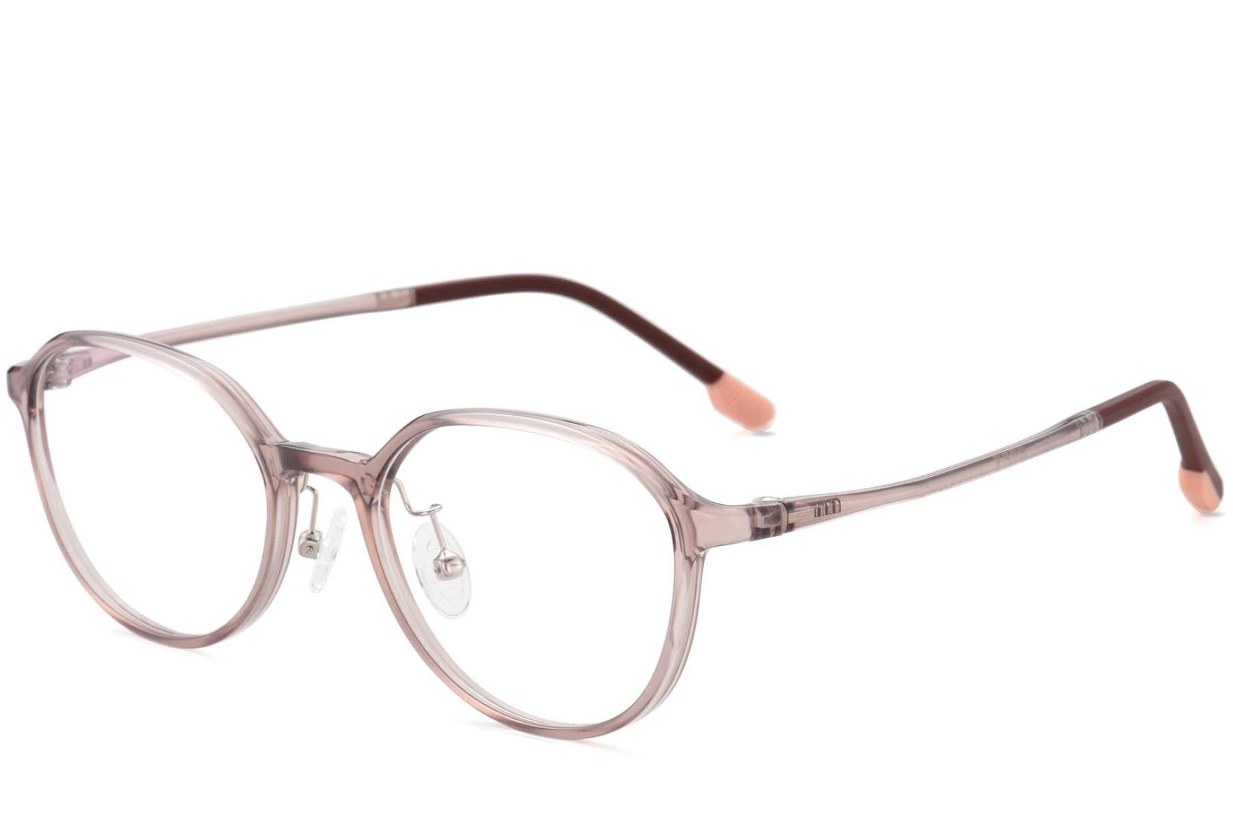 Oval Pink Ultem Glasses #BS1025-0465