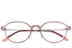 BS1025-0465_Pink_Oval_Ultem_Glasses_front