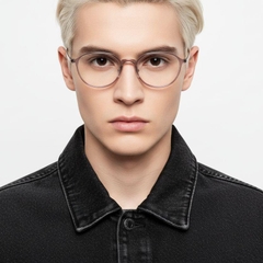 Oval Pink Ultem Glasses #BS1025-0465