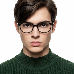 BS1025-0472_Black_Oval_Ultem_Glasses_model