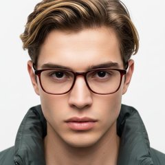 bs1025-0487_red_rectangular_ultem_glasses_model