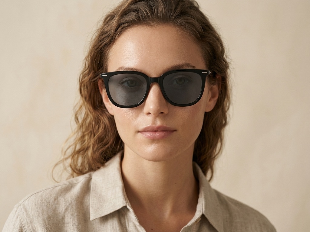 AG11 Black TR90 Electrochromic Smart AI Sunglasses #BS1223-0001