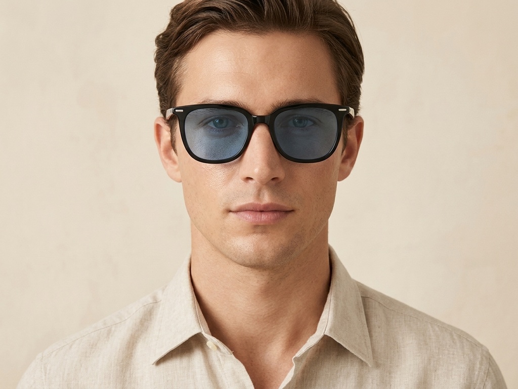 AG11 Blue TR90 Electrochromic Smart AI Sunglasses #BS1223-0002
