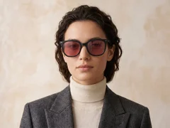 BS1223-0003_Red_Rectangular_TR90_AG11_AI_smart_sunglasses-tryon_female