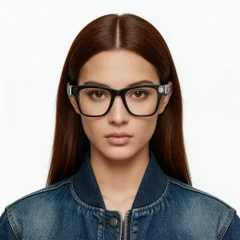 BS1223-0004_Black_Rectangular_TR90_AG18_AI_smart_glasses_model