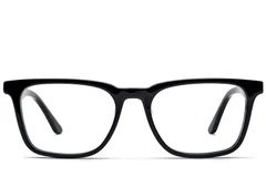 BS1224-0007_Black_Rectangular_Acetate_Glasses_front