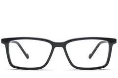BS1224-0013_Black_Rectangular_Acetate_Glasses_front