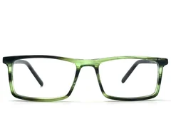 BS1224-0016_Green_Rectangular_Acetate_Glasses_front