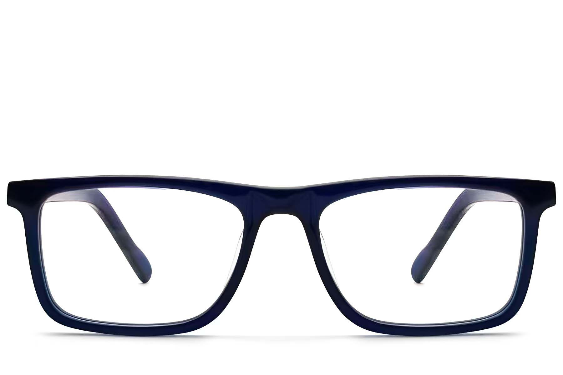 BS1224-0018_Blue_Rectangular_Acetate_Glasses_front