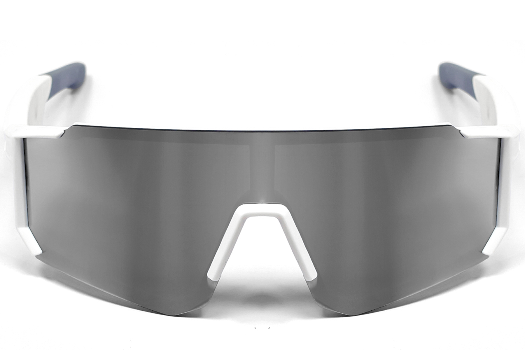 BS1611-0001_Silver_Irregular_Plastic_QY_Pro1_smart_sport_sunglasses_front