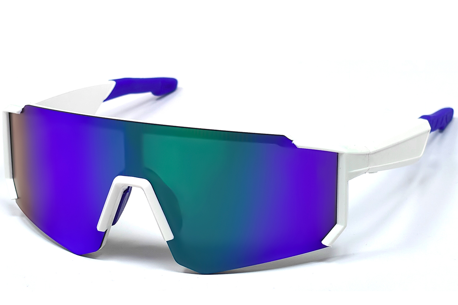 BS1611-0002_Green_Irregular_Plastic_QY_Pro1_smart_sport_sunglasses_corner