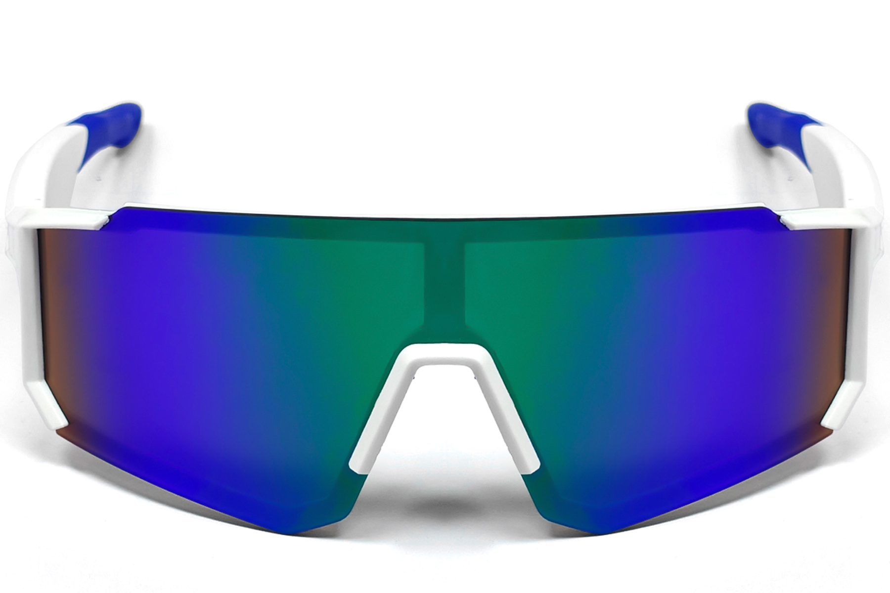 BS1611-0002_Green_Irregular_Plastic_QY_Pro1_smart_sport_sunglasses_front