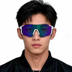 bs1611-0002_green_irregular_plastic_qy_pro1_smart_sport_sunglasses_model
