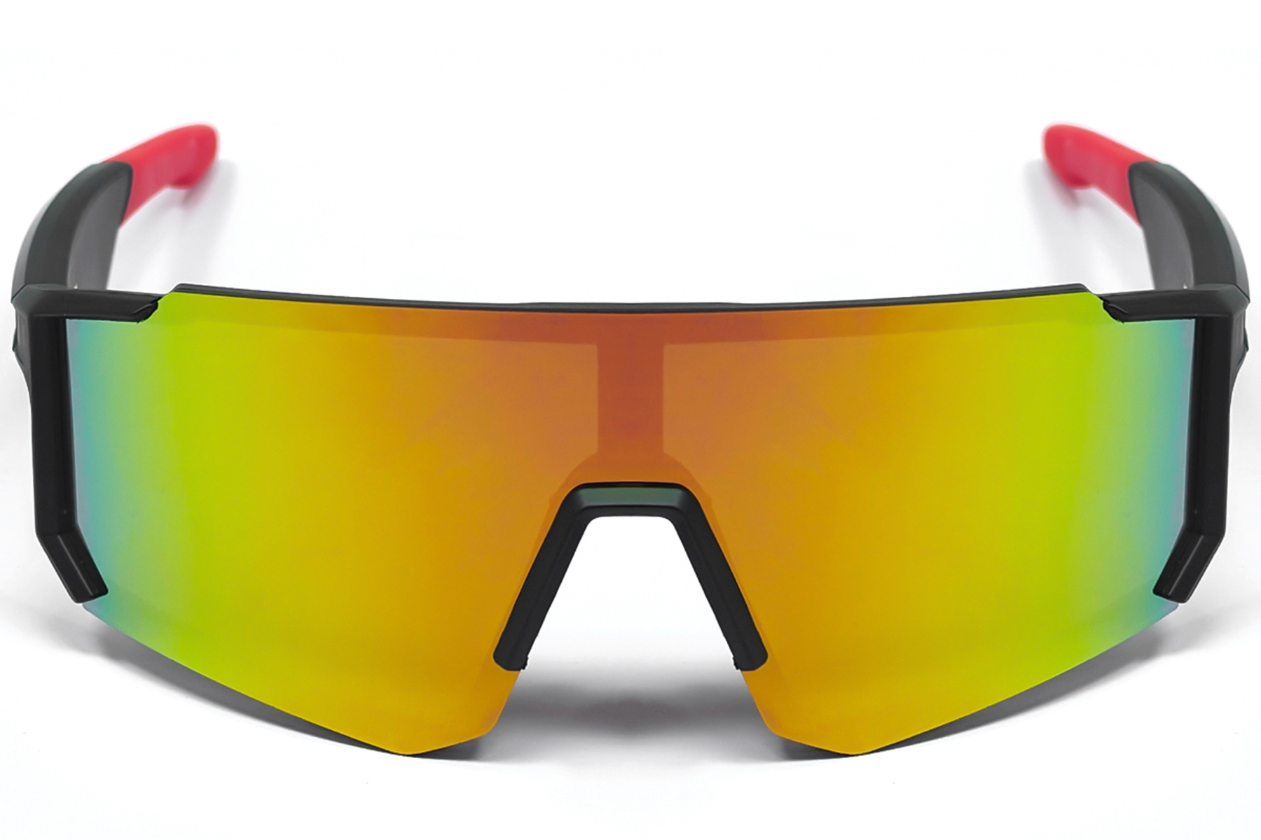 BS1611-0003_Red_Irregular_Plastic_QY_Pro1_smart_sport_sunglasses_front
