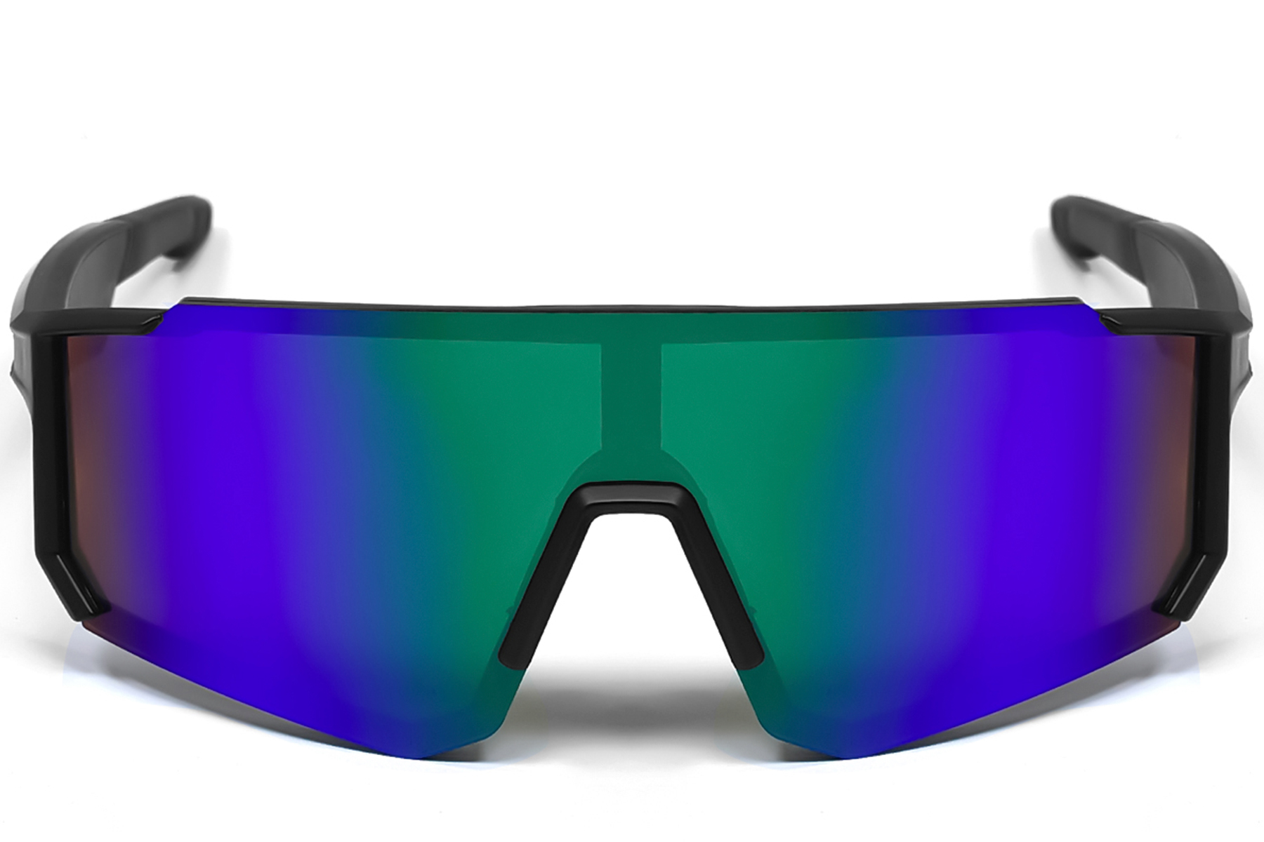 BS1611-0005_Blue_Irregular_Plastic_QY_Pro1_smart_sport_sunglasses_front
