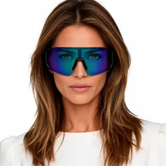 BS1611-0005_Blue_Irregular_Plastic_QY_Pro1_smart_sport_sunglasses_model