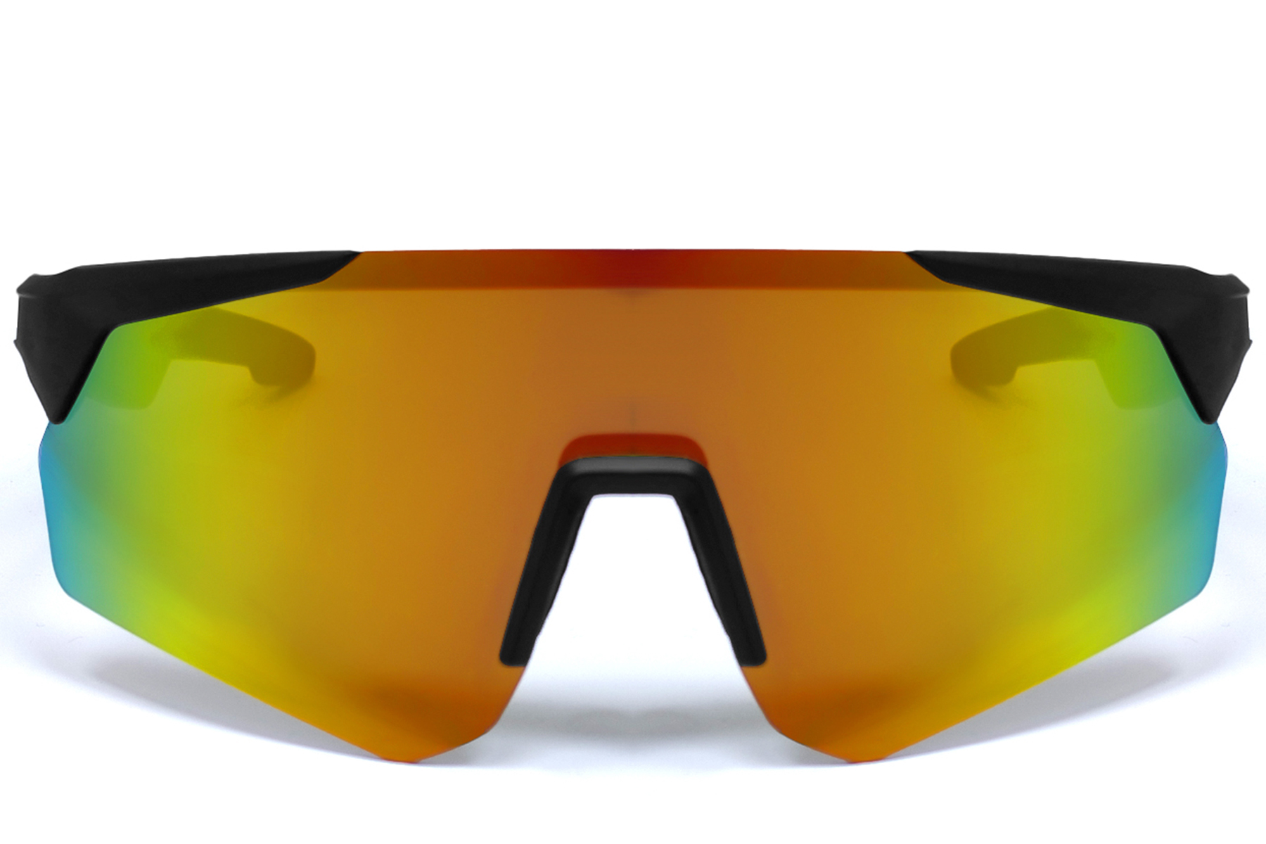 BS1611-0009_Orange_Irregular_Plastic_QY_Pro2_smart_sport_sunglasses_front