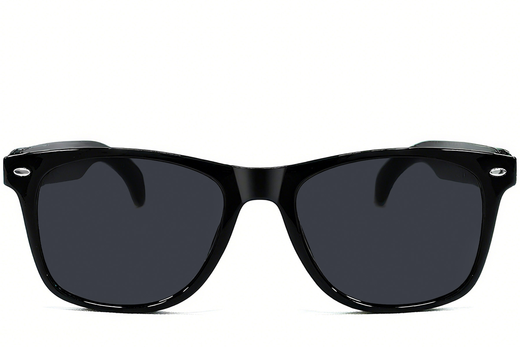 BS1611-0012_F16_Black_Rectangular_Plastic_sunglasses_front
