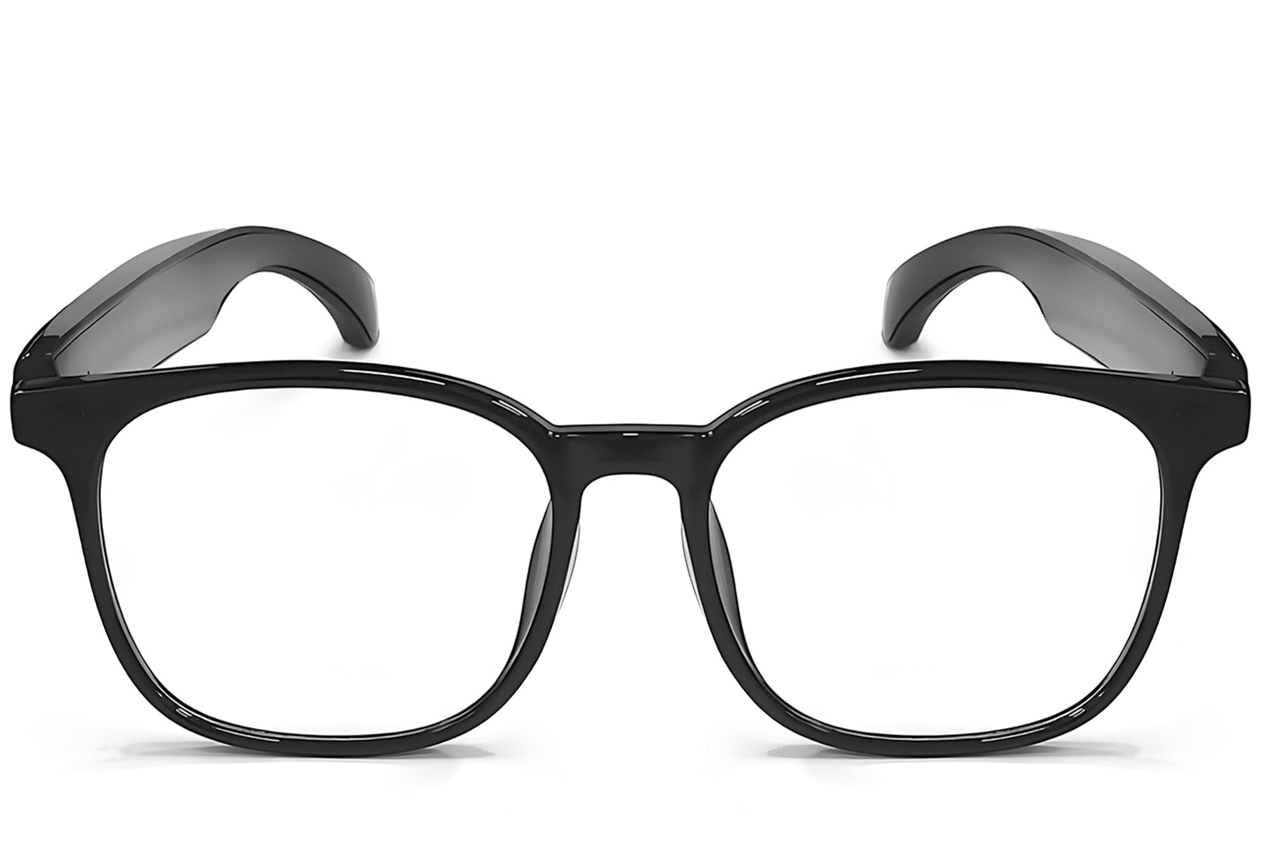 BS1611-0015_F19_Black_Rectangular_Plastic_Glasses_front