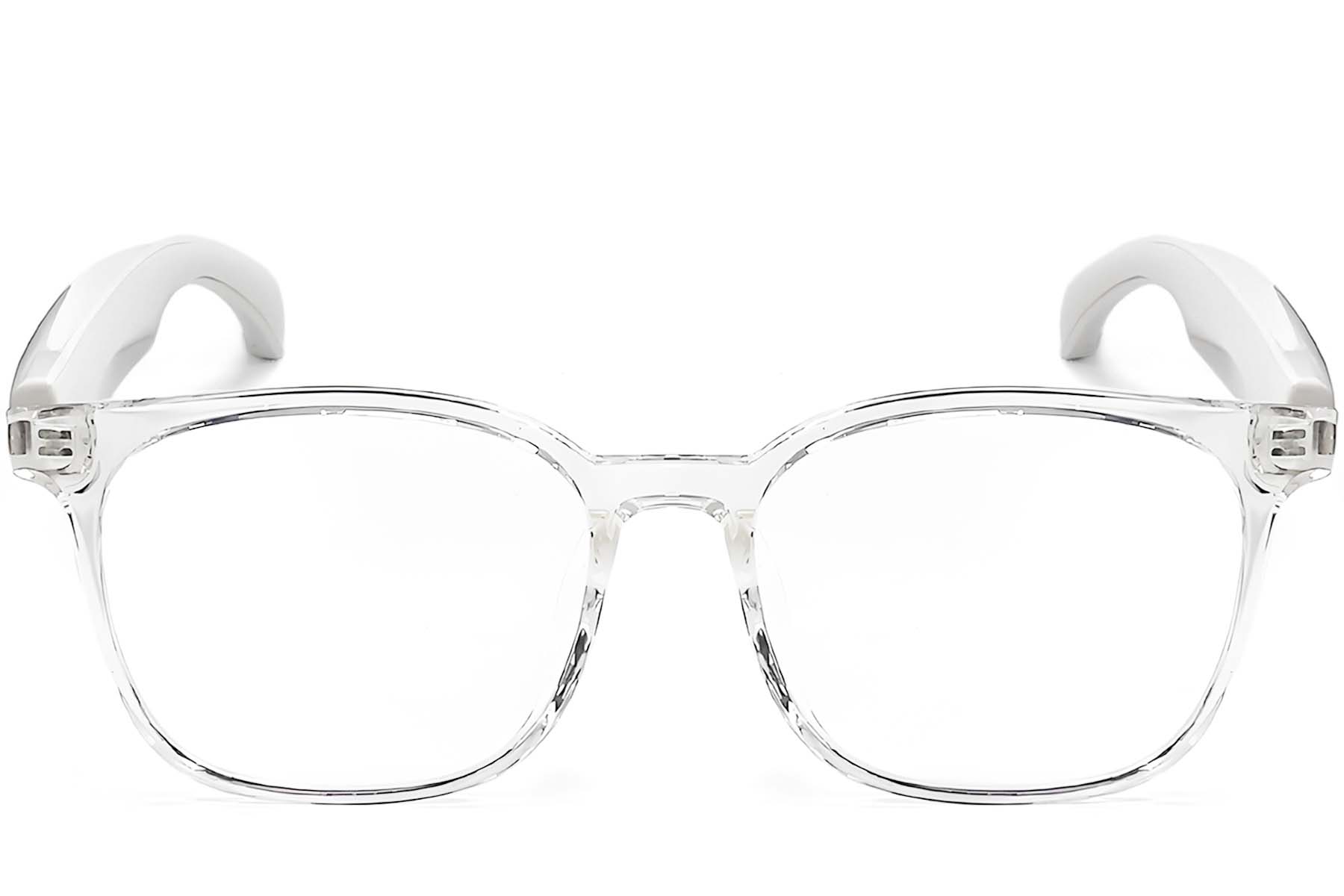 BS1611-0017_F19_Transparent_Rectangular_Plastic_Glasses_front