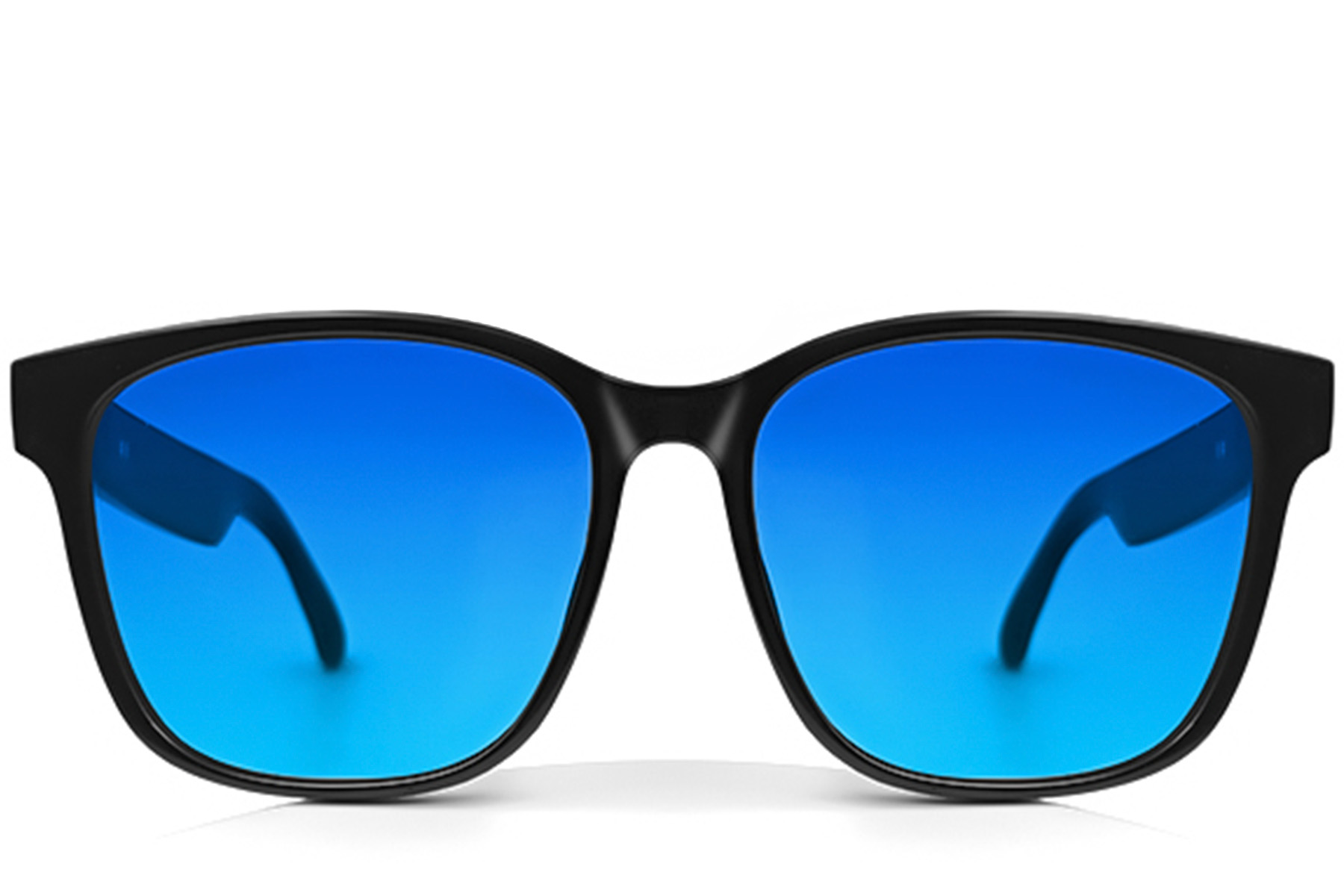 BS1611-0025_GS08_Black_Rectangular_Plastic_Sunglasses_front