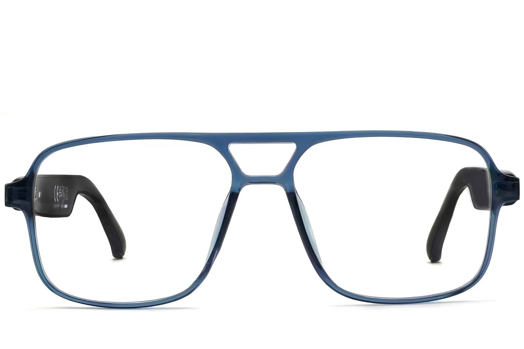 BS1611-0027_GS10_Blue_Aviator_Plastic_Glasses_front